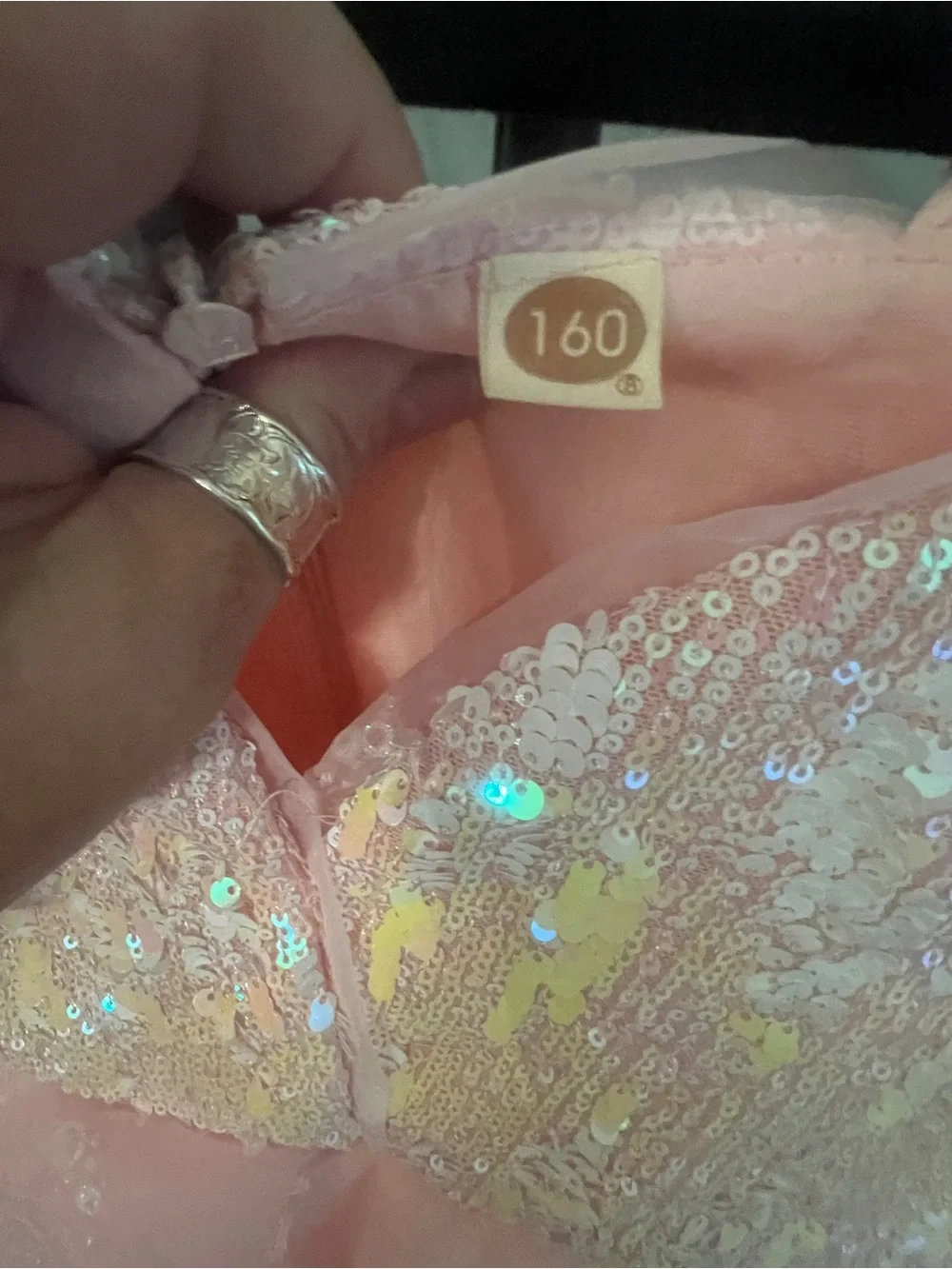 Sparkling Pink Tiered Tulle Party Dress wicked  Glinda Halloween dress-up bubble